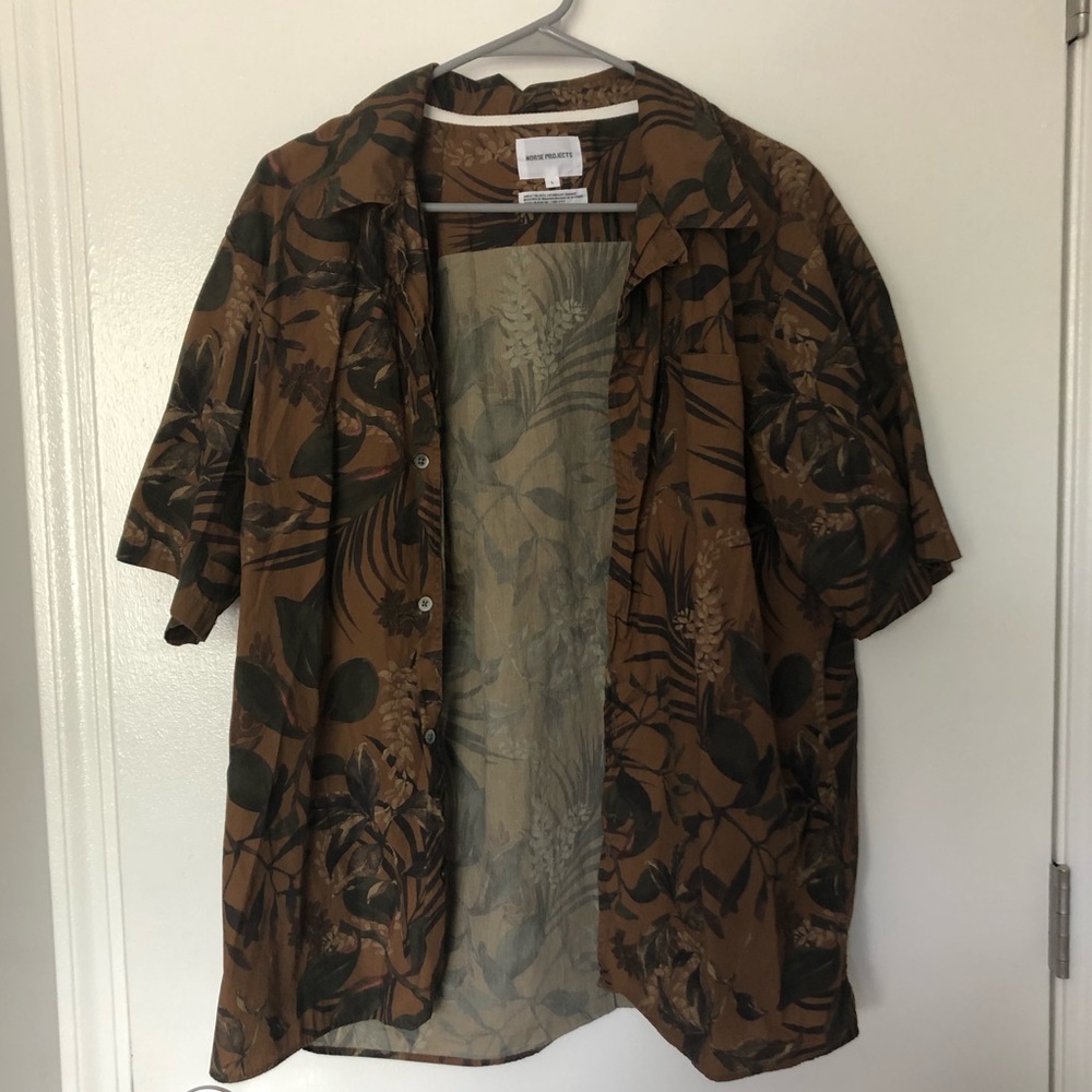 Norse Projects button-down floral shirt